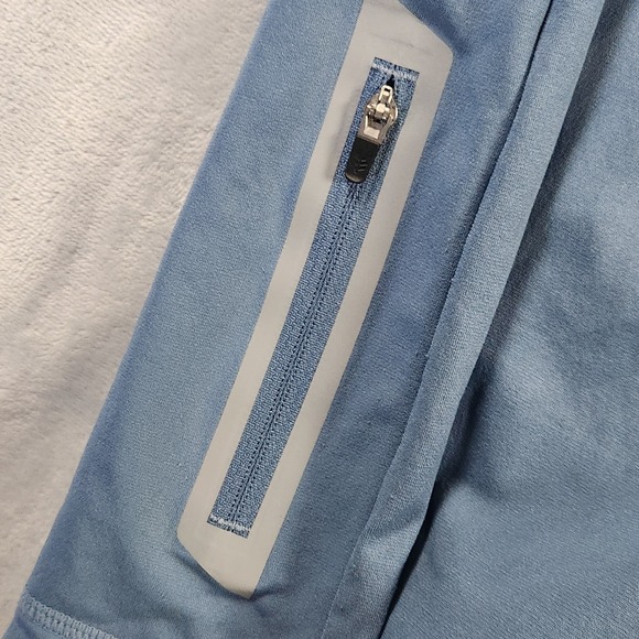 Coolibar UPF 50+ Long Sleeve 1/4 Zip Sun Shirt (Men's‎ Large) Blue - Picture 5 of 9